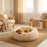 Pawfect Calming Donut Bed - cozy lifestyle shot