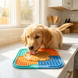Pawfect Lick Mat golden retriever lifestyle photo