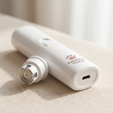 Pawfect Touch Nail Grinder — product detail showing grinding port and USB charging