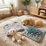 Pawfect Touch Calm Kit — calming vest, heartbeat plush, and snuffle mat bundle