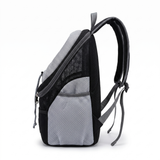 Pet Mesh Shoulder Carrier Bag — white background studio photo, side