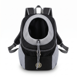 Pet Mesh Shoulder Carrier Bag — white background studio photo, top