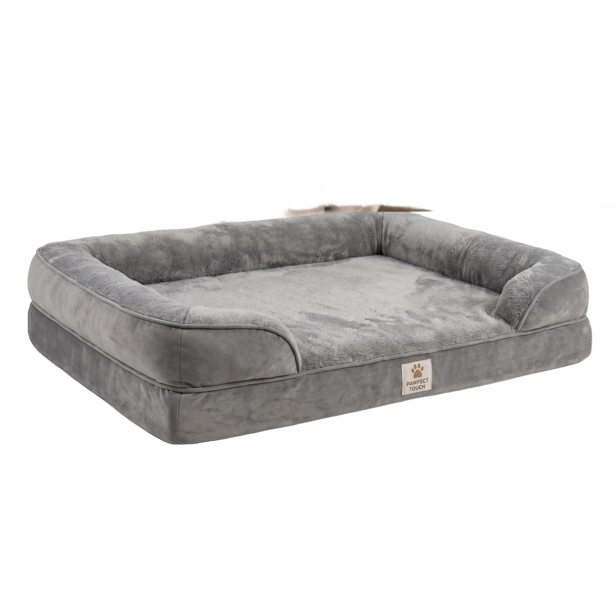 Pawfect Orthopedic Memory Foam Bed — clean white background, front