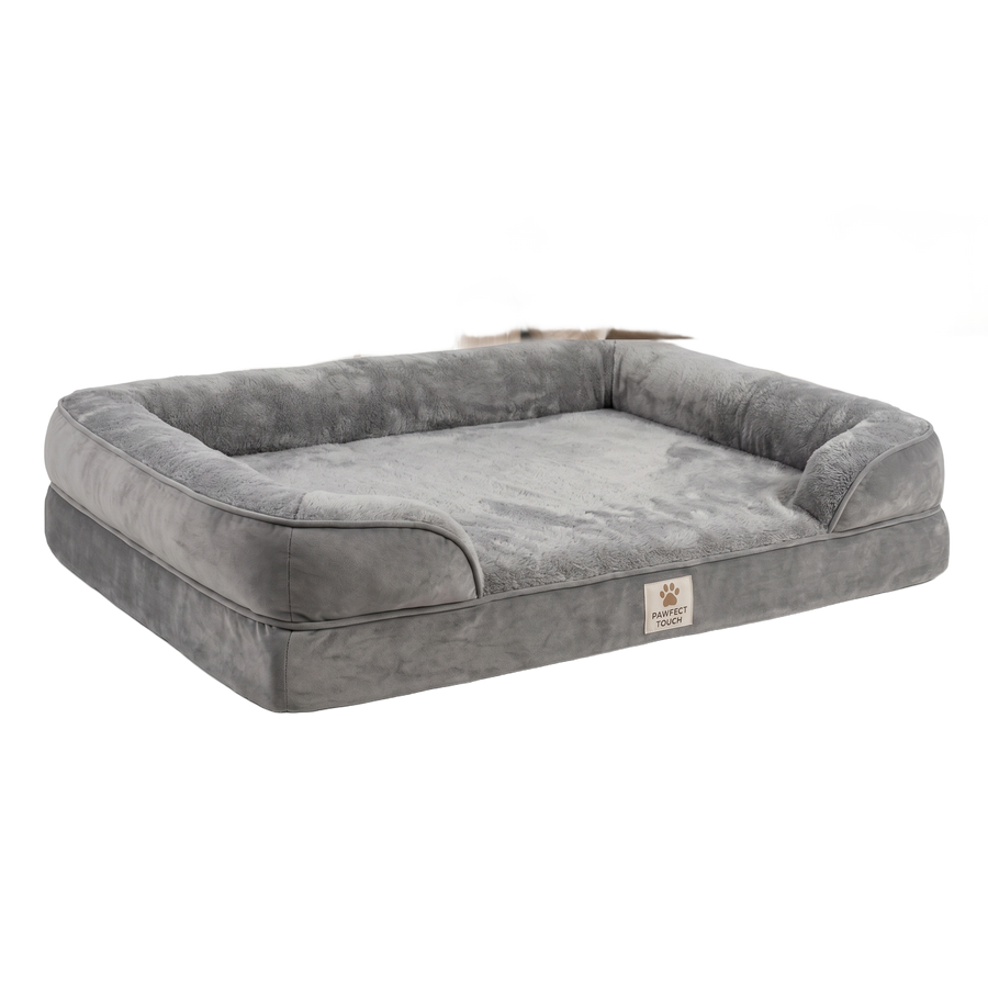 Pawfect Orthopedic Memory Foam Bed — clean white background, front