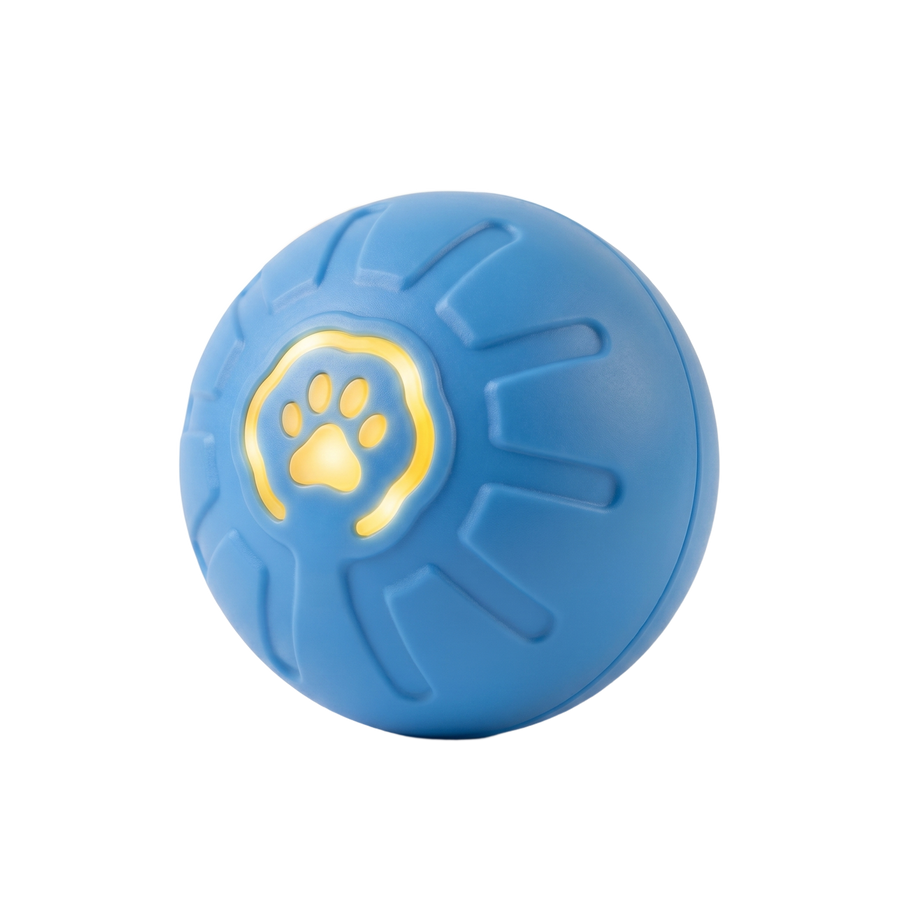 Interactive Smart Dog Toy Ball — clean white background, front