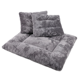 Plush Pet Bed — clean white background, front