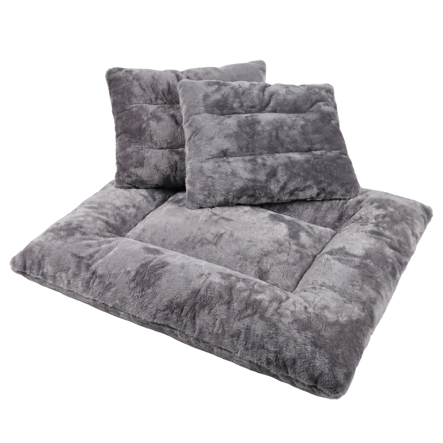 Plush Pet Bed — clean white background, front